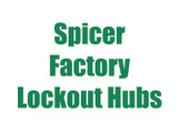 Spicer Factory Lockout Hubs 00-05 Exc Dana 50